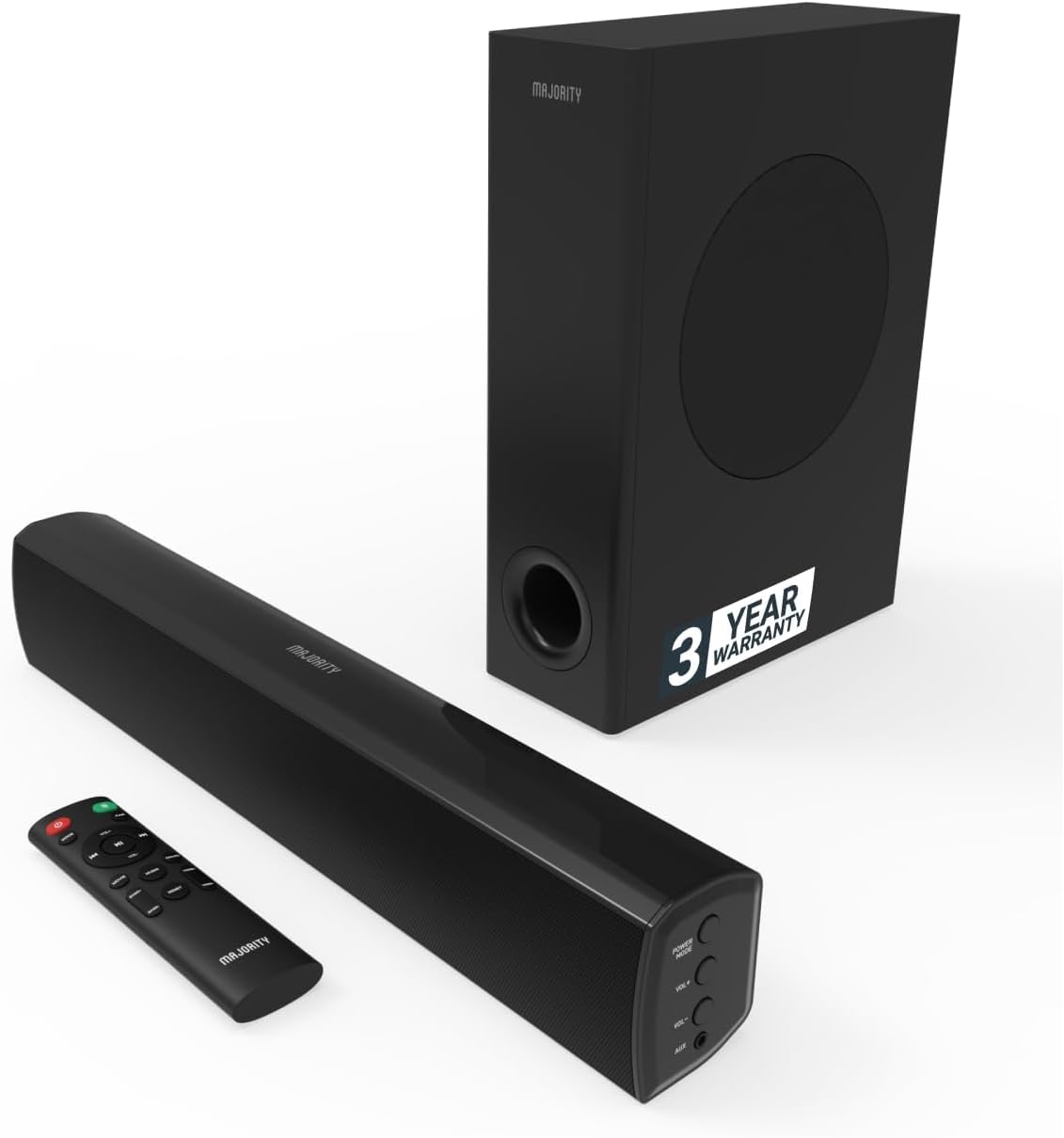 100W Bluetooth Soundbar with Subwoofer | Enhanced TV Sound