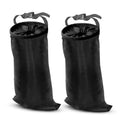 Car Trash Can 2 Pack - Hanging Car Garbage Bag with Elastic Top