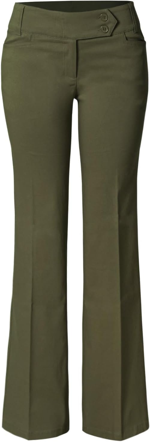 Ultra Stretch Comfy Bootcut Dress Pants for Women by Design