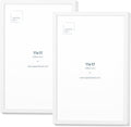 White Solid Oak 11x17 Picture Frame - Lightweight, Versatile