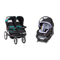 Baby Trend Navigator Double Jogger Stroller and Secure Snap Tech 35