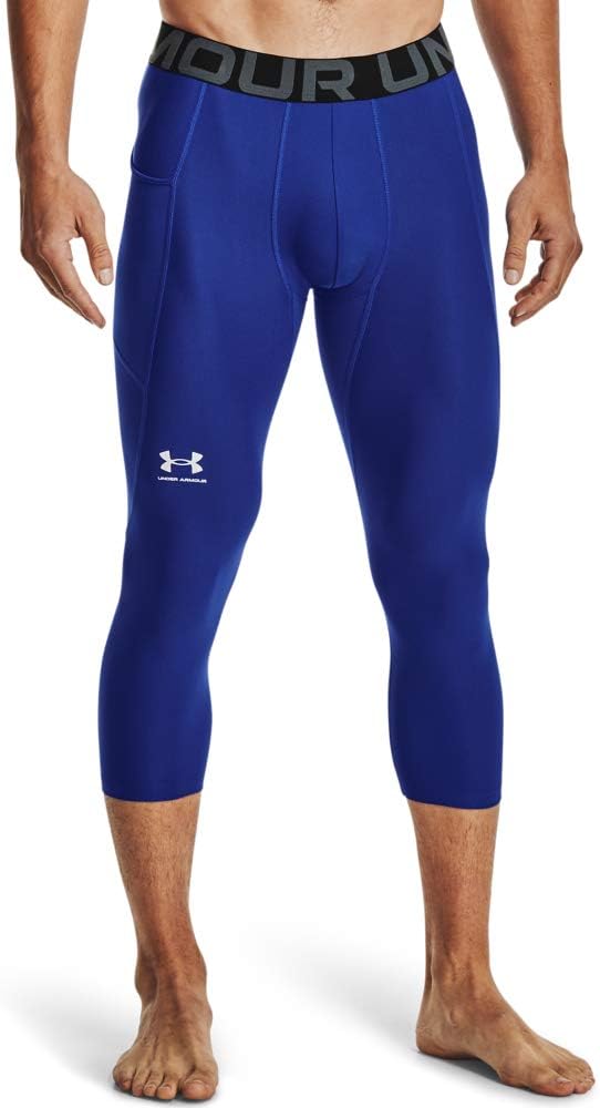 Under Armour Mens HeatGear Armour 3/4 Leggings for Comfort