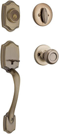 Kwikset Belleview Front Door Handleset and Deadbolt - Traditional