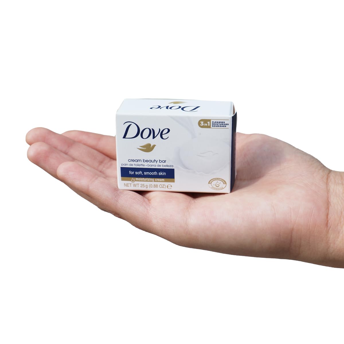 Dove Mini 25g Cream Beauty Bar for Hotels and Travel Use