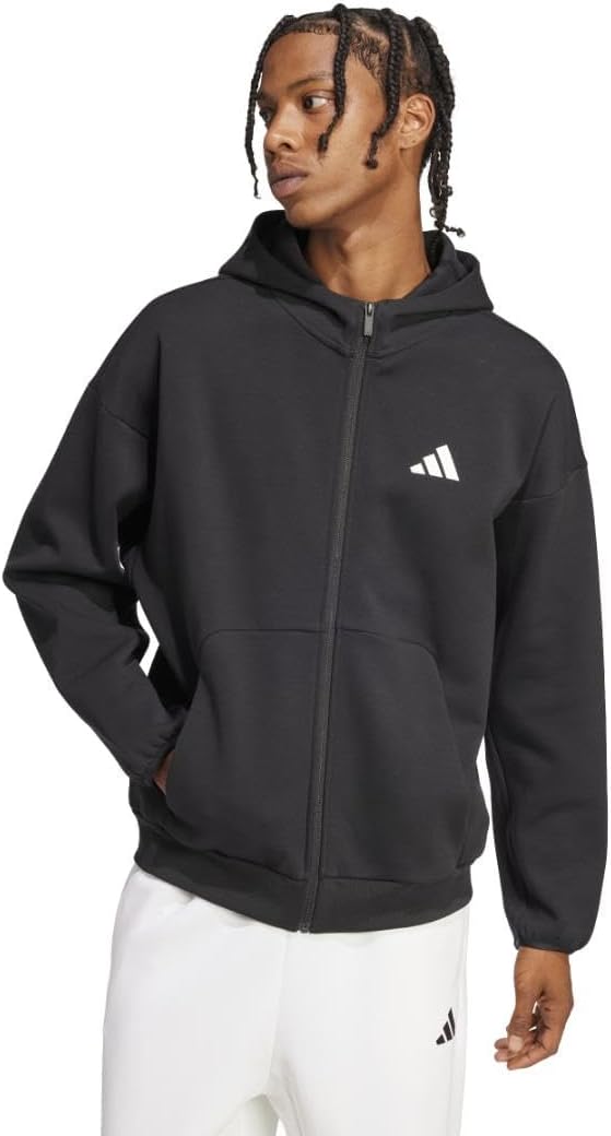 adidas Men's Future Icons Small Logo Full-Zip Hoodie Review