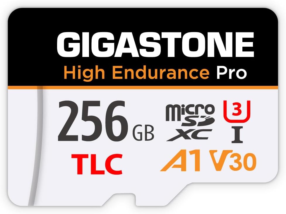 Ultimate Dash Cam Storage: Gigastone 256GB Micro SD