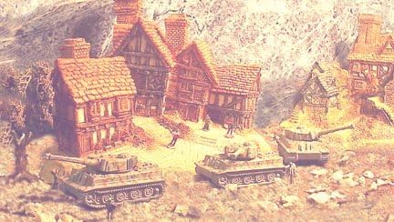 Set of 3 Miniature German Tiger I Tank Micro Machines