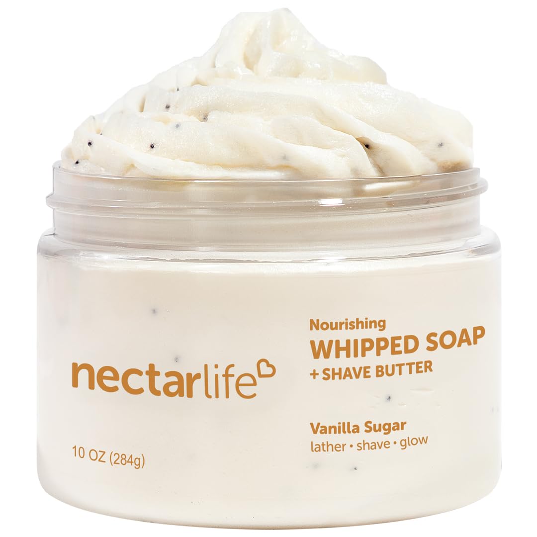 Nectar Life Whipped Soap and Shave Butter for Luxurious Skin