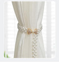 Elegant Pearl Curtain Tiebacks - Set of 2