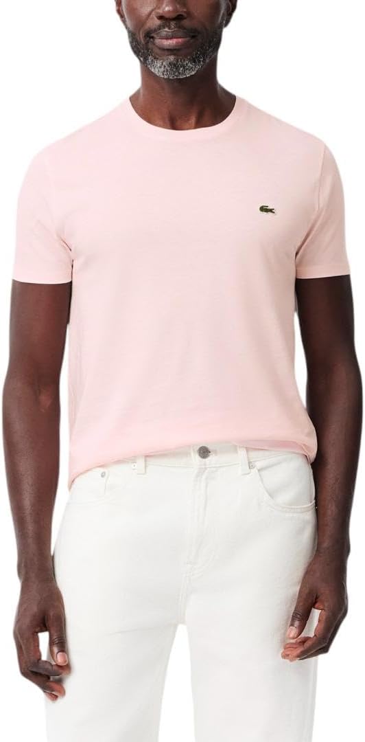 Lacoste Men's Short Sleeve Pima Jersey Crew Neck Tee Review