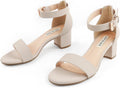 Chunky Low Heel Women's Ankle Strap Sandals - Comfortable 2in Block