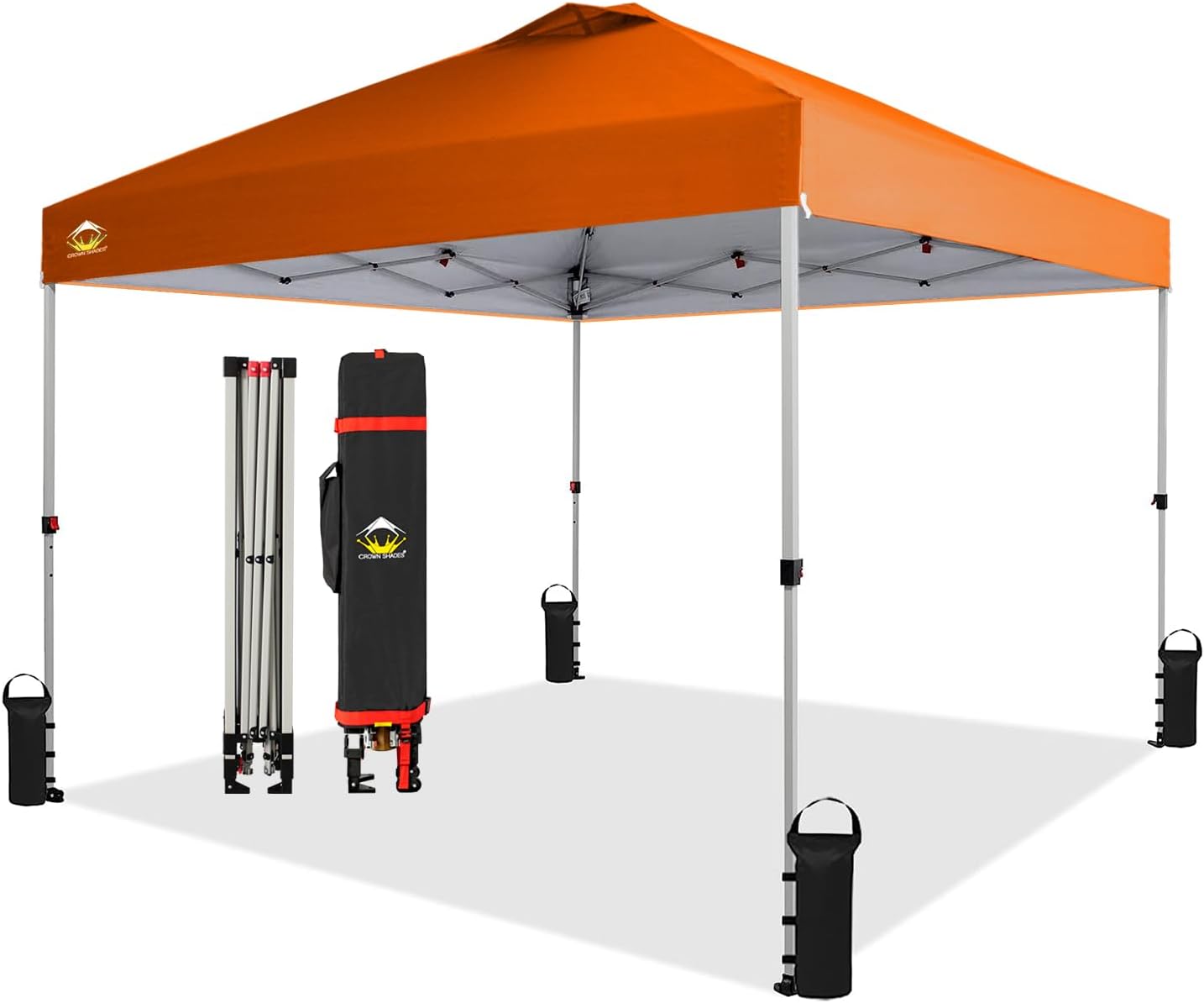 CROWN SHADES 10x10 Pop Up Canopy: Instant Sun Protection