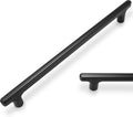 10 Pack 10 in Matte Black Cabinet Handles and Drawer Pulls - Solid