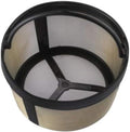Reusable GoldTone Coffee Filter - 1 Pack Black/Gold