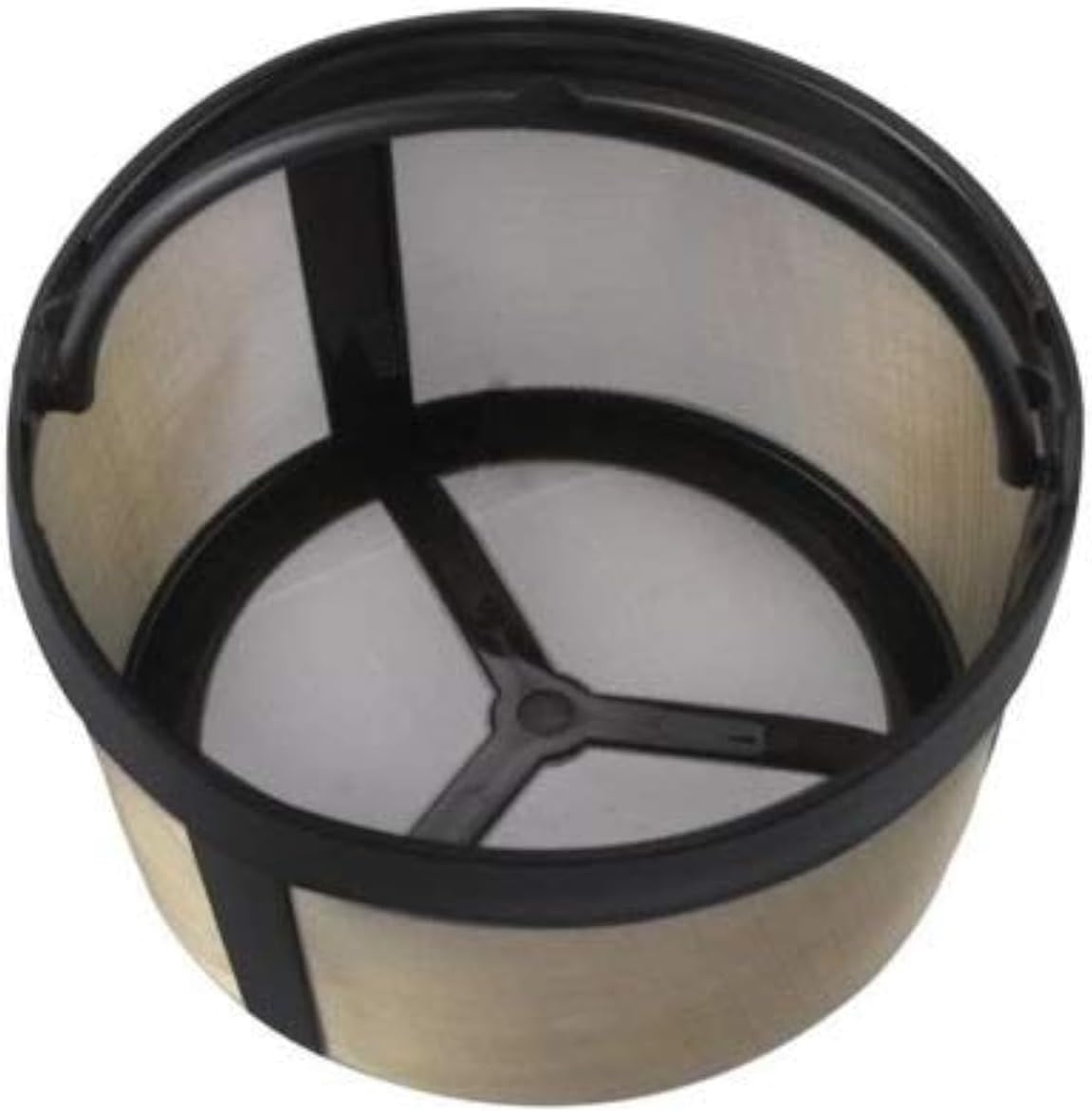 Reusable GoldTone Coffee Filter - 1 Pack Black/Gold
