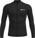 GoldFin Wetsuit Top Men 2mm Long Sleeve Neoprene Jacket - Warm