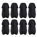 Black Waterproof Hair Salon Cape for Professional Barbers and Stylists