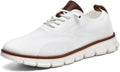 Wearbreeze Mens Oxford Sneakers for Work - Lightweight Lace-Up Comfort