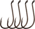 Octopus Beak Offset Fishing Hooks 100pcs Pack - Heavy Duty Circle