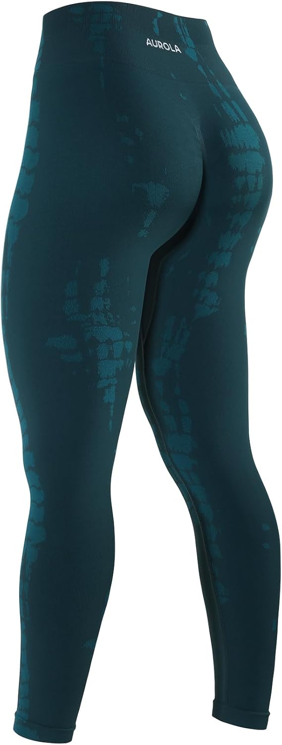 AUROLA Serpent Snake Seamless Scrunch Workout Leggings Review