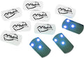Tri-Lite LED Disc Golf Lights Pack of 10 - Multicolor Micro LEDs