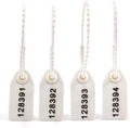 Plastic Tamper Seals Numbered Zip Ties 250mm - Clear Security Tags