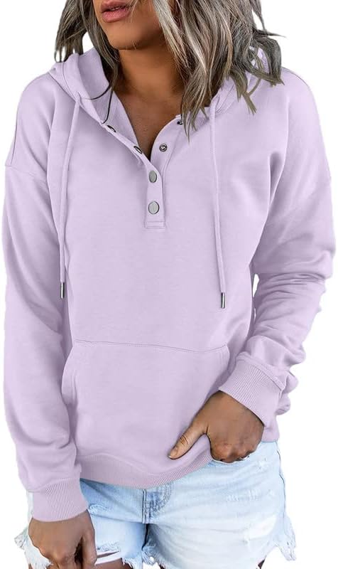 Dokotoo Womens Hoodies Casual Long Sleeve Pullover Sweatshirt