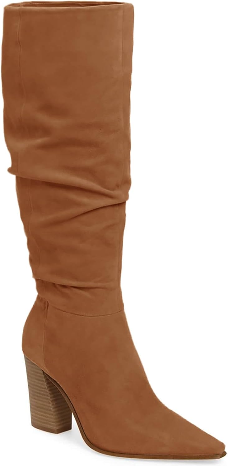 Stylish Faux Suede Knee High Boots for Every Occasion