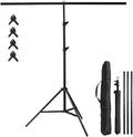 Meking T-Shape Backdrop Stand 6.56ft x 6.56ft - Compact Studio Support