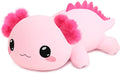 Weighted Stuffed Axolotl Plush, 3.74 lb Comfort Pillow - Calming Hug