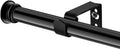 Alskarhem Heavy Duty 30-88 Black Curtain Rod Set