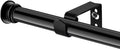 Standard Decorative Window Curtain Rods 30 to 45 in - Heavy Duty Black