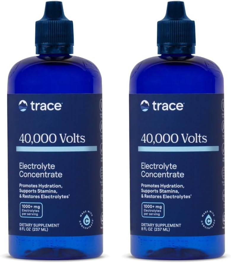 Trace Minerals 40,000 Volts Electrolyte Drops for Hydration