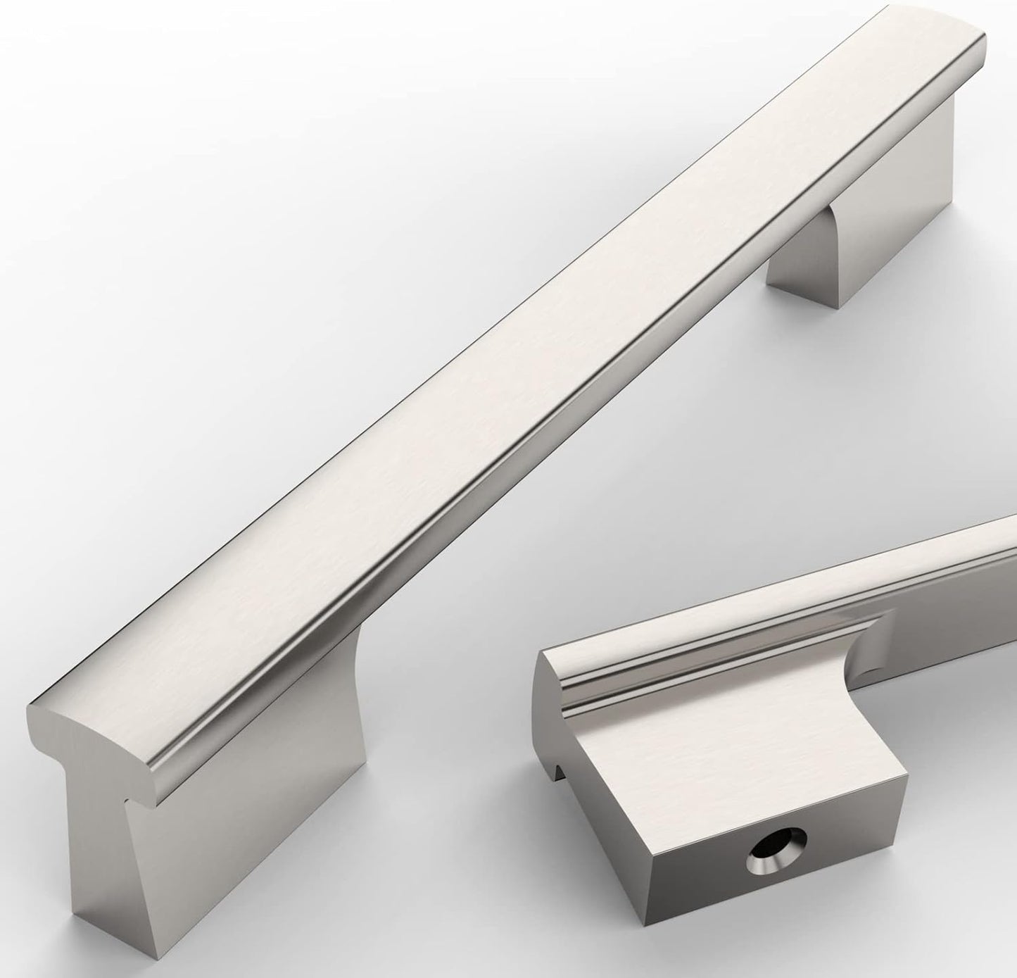 10 Pack 5 Inch Brushed Satin Nickel Kitchen Cabinet Handles