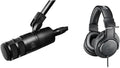 Audio-Technica AT2040 Podcast Microphone + ATH-M20X Headphones
