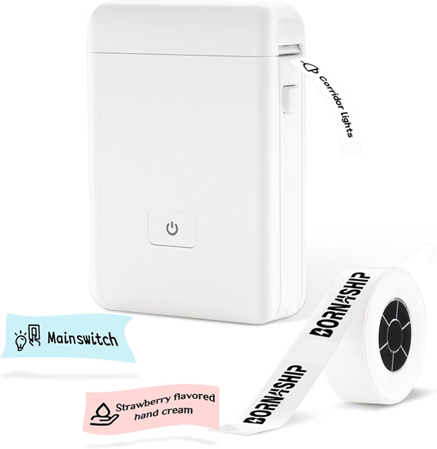 Wireless Rechargeable Mini Label Printer - Organize with Ease!