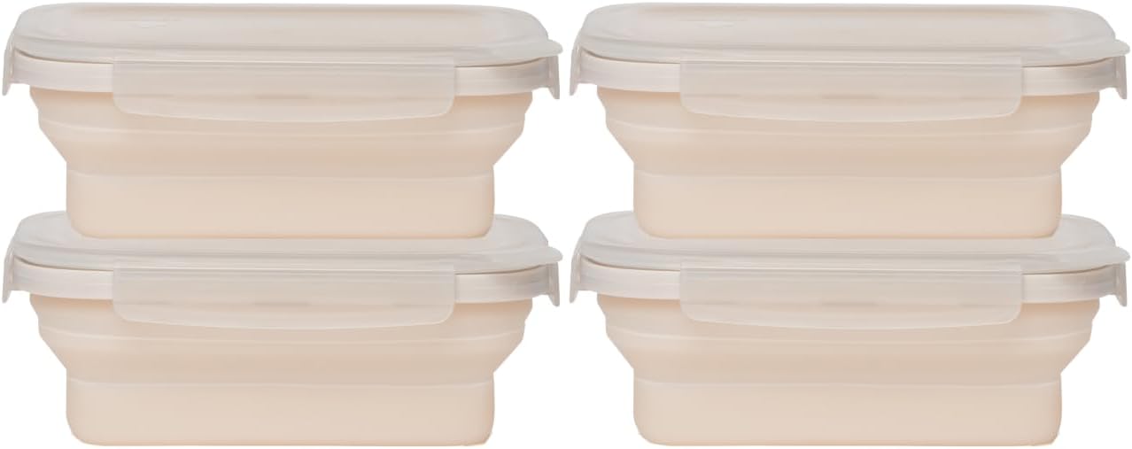 Drip EZ Secondz Collapsible Food Storage Containers Set of 4