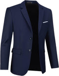 Mens Suit Jackets Casual Two Button Slim Fit Blazers