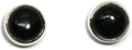 Black Onyx Sterling Silver Stud Earrings - Classic Everyday Wear