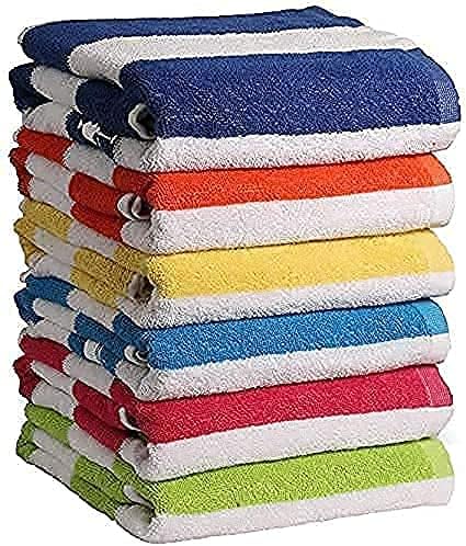 Cotton Beach Towels - Oversized Soft Hammam Pool Towel Set
