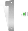 28 in Stainless Steel Floating Address Numbers - Brushed Silver