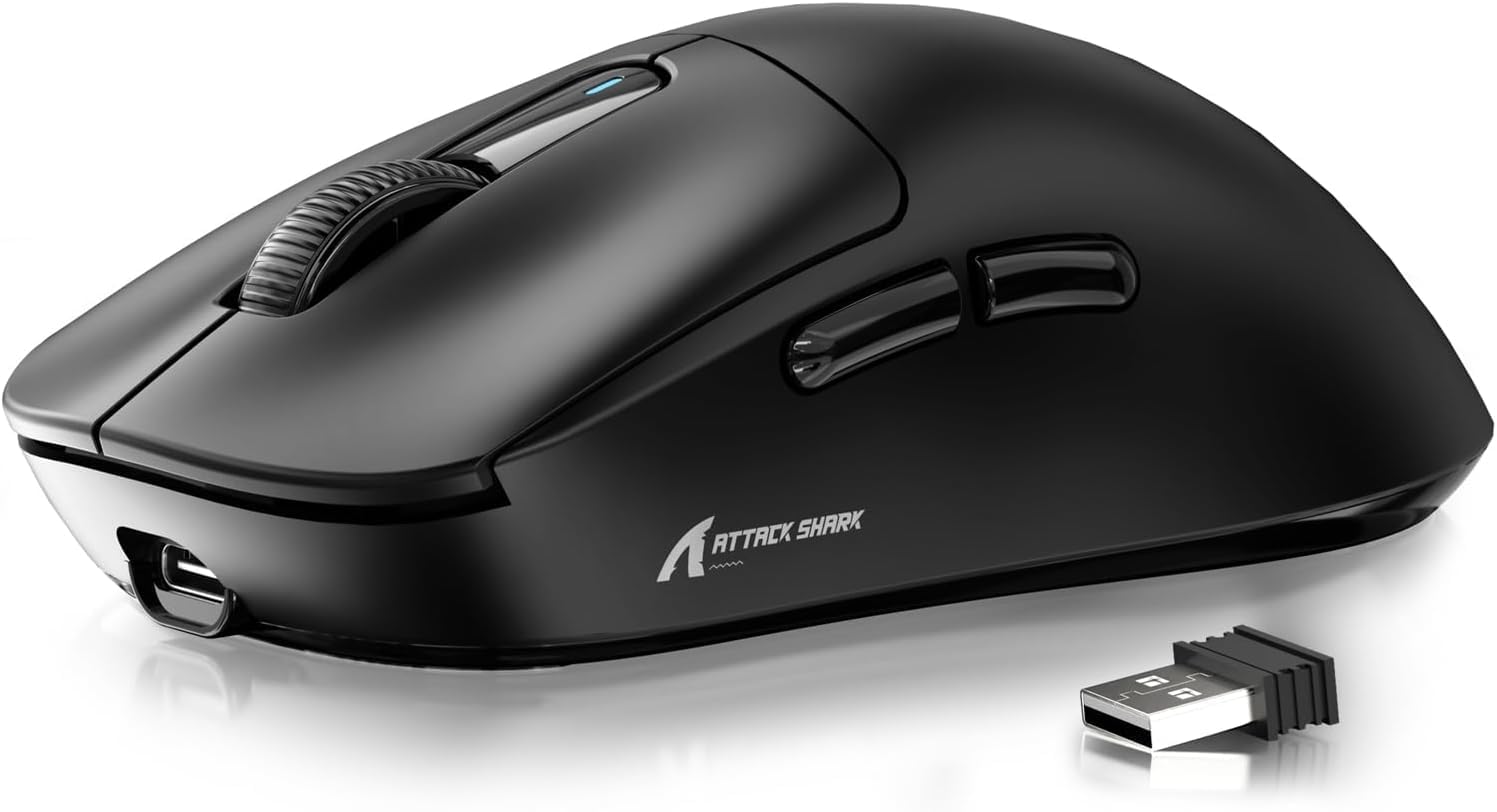Ultra-Light 49g Gaming Mouse: 26K DPI, 200h Battery