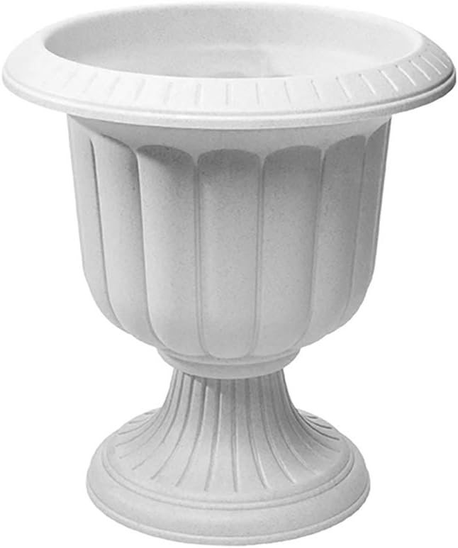 Root & Vessel Classic Urn Planter - Elegant Stone Design, 19-Inch