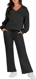 Caracilia Womens 2 Piece Outfits for Fall Trendy Comfort