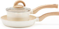 Non Stick Pots and Pans Set Ceramic Cookware Set with Granite Dot