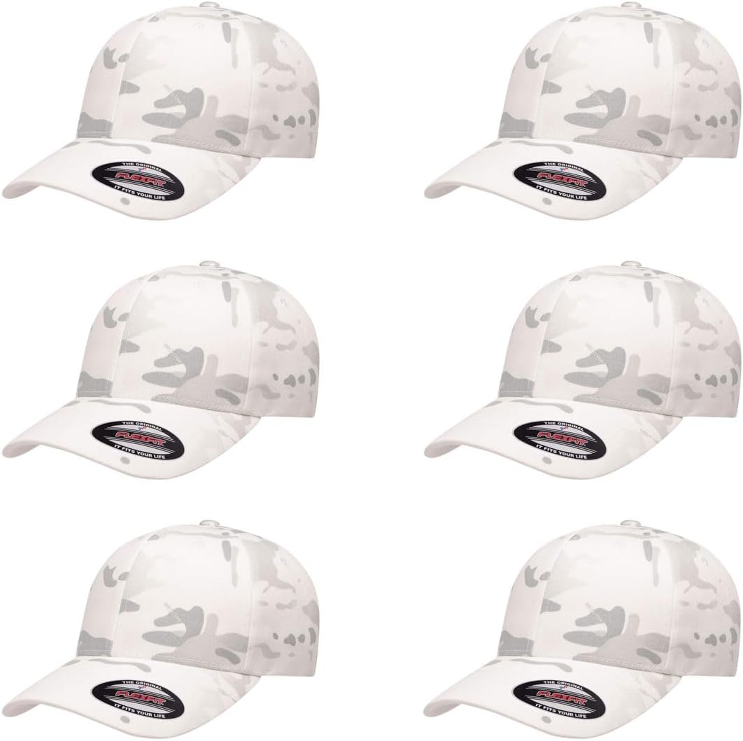 Flexfit Wooly Combed Premium 6-Panel Baseball Cap for Comfort