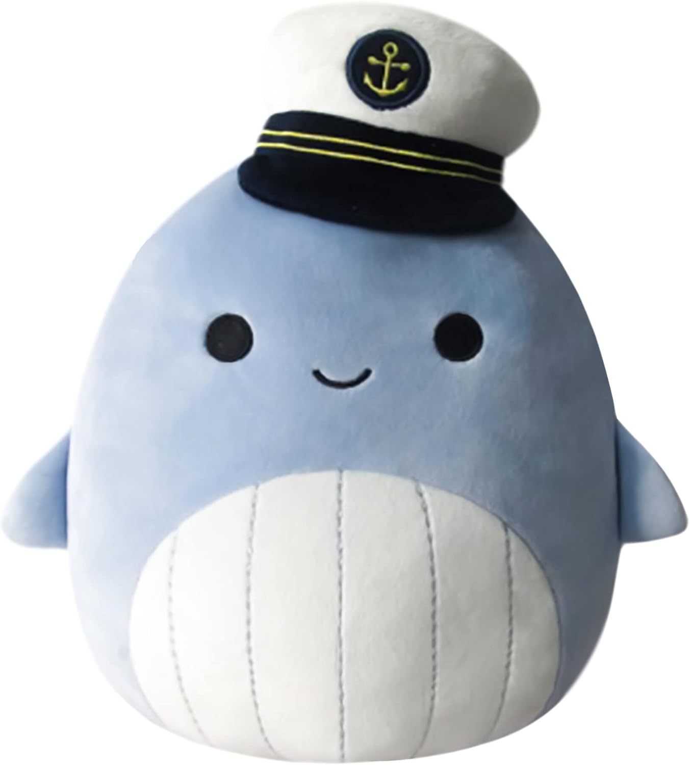 Ultra Soft 8-Inch Squishmallows Samir Blue Whale Plush