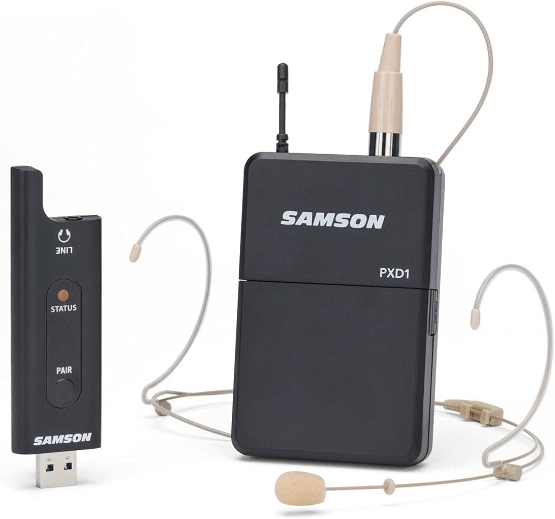 Samson XPD2 Headset USB Wireless System for Seamless Audio