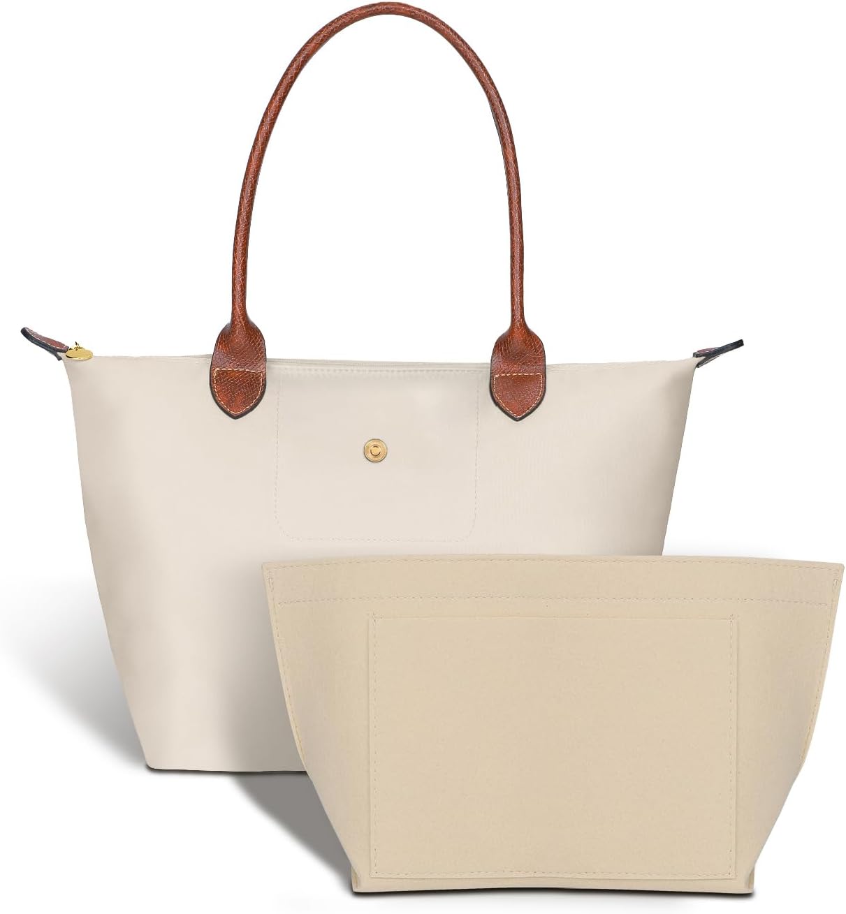 Work Tote Bag For Women: Foldable Design for 13-15 in Laptop