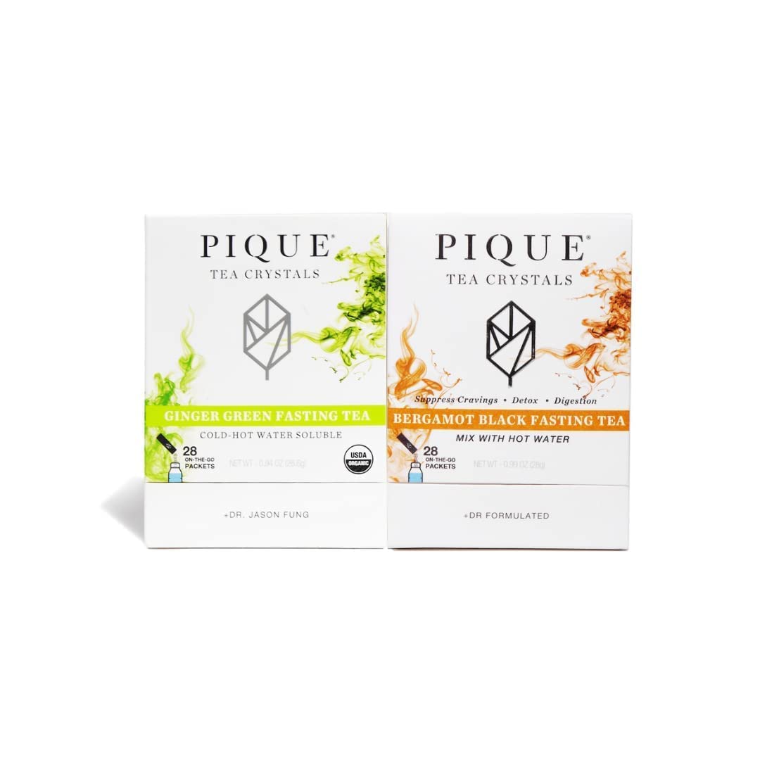 Pique Organic Fasting Tea Crystals Sampler for Digestive Support